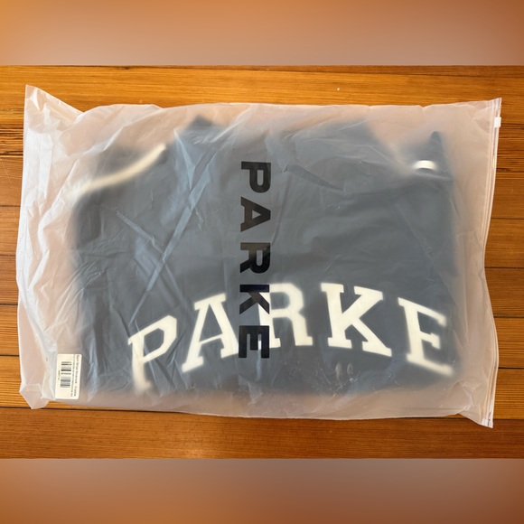 PARKE Sport Stripe Mockneck Fleece Shadow S/M - Picture 6 of 7